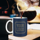 Custom Blue Dark Grey Mug