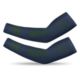 Custom Blue Dark Green Arm Sleeve