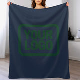 Custom Blue Green Blanket
