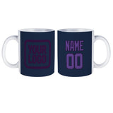 Custom Blue Light Purple Mug