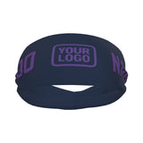 Custom Blue Light Purple Sports headband