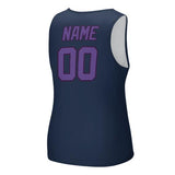 Custom Blue Light Purple Men's Tank Top
