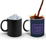 Custom Blue Light Purple Magic Mug