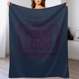 Custom Blue Purple Blanket