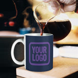Custom Blue Light Purple Mug