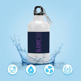 Custom Blue Light Purple Sports Bottle