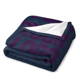 Custom Blue Purple Blanket