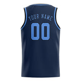 Custom Blue & Light Blue Colors Design Sports Basketball Jersey