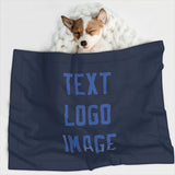 Custom Blue Sky Blue Pet Blanket