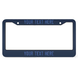 Custom Blue Sky Blue License Plate Frame