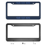 Custom Blue Sky Blue License Plate Frame