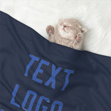 Custom Blue Sky Blue Pet Blanket
