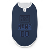 Custom Blue Navy Pet Vest