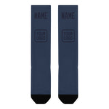 Custom Blue Navy Knee-High Sock