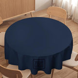 Custom Blue Navy Round Table Cloth