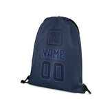 Custom Blue Navy Drawstring Bag