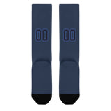 Custom Blue Navy Knee-High Sock