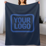 Custom Blue Sky Blue Blanket