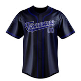 Custom Blue & Sky Blue Colors Design Sports Baseball Jersey