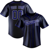 Custom Blue & Sky Blue Colors Design Sports Baseball Jersey