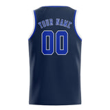 Custom Blue & Sky Blue Colors Design Sports Basketball Jersey