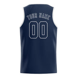 Custom Blue & Blue Colors Design Sports Basketball Jersey