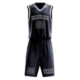 Custom Blue Blue Basketball Set