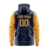 Custom Blue Yellow Hoodie 1010191910B31719