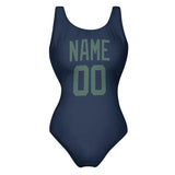 Custom Blue Blue Green Swimsuit