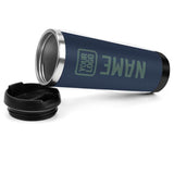 Custom Blue Blue Green Stainless Steel Water Cup