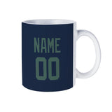 Custom Blue Blue Green Mug