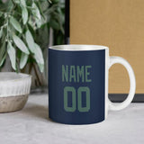 Custom Blue Blue Green Mug