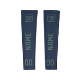 Custom Blue Blue Green Arm Sleeve