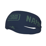 Custom Blue Blue Green Sports headband