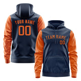 Custom Blue Orange Hoodie