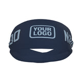 Custom Blue Light Blue Sports headband