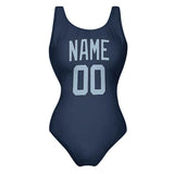 Custom Blue Light Blue Swimsuit