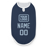 Custom Blue Light Blue Pet Vest