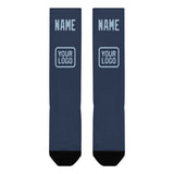Custom Blue Light Blue Knee-High Sock