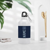 Custom Blue Light Blue Sports Bottle