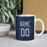 Custom Blue Light Blue Mug