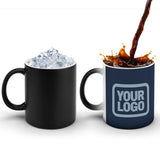 Custom Blue Light Blue Magic Mug
