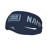 Custom Blue Light Blue Sports headband