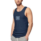 Custom Blue Light Blue Men's Tank Top