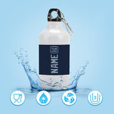 Custom Blue Light Blue Sports Bottle