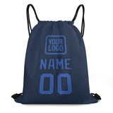 Custom Blue Sky Blue Drawstring Bag