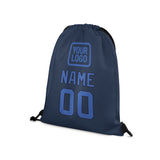 Custom Blue Sky Blue Drawstring Bag
