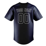 Custom Blue & Navy Colors Design Sports Baseball Jersey