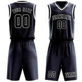 Custom Blue Navy Basketball Set