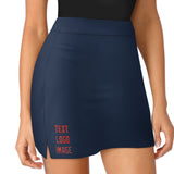 Custom Blue Orange Red A-Line Skort